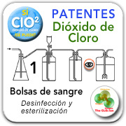 DIOXIDO DE CLORO PATENTE BOLSAS SANGRE