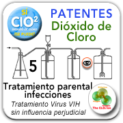 DIOXIDO DE CLORO PATENTE INFECCIONES VIH