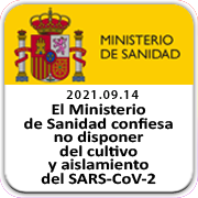 MINISTERIO DE SANIDAD NO CONSTA CULTIVO DEL VIRUS SARCOV2