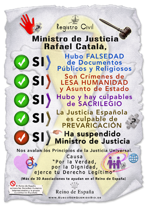 MINISTRO DE JUSTICIA