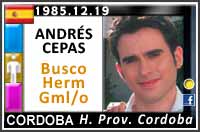 ANDRES CEPAS BUSCA HERMANO GEMELO 1985