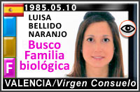 LUISA BELLIDO NARANJO BUSCA FAMILIA BIOLOGICA