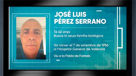 JOSE LUIS PEREZ SERRANO BUSCA MADRE BIOLOGICA