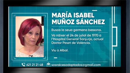 MARIA ISABEL MUÑOZ SÁNCHEZ